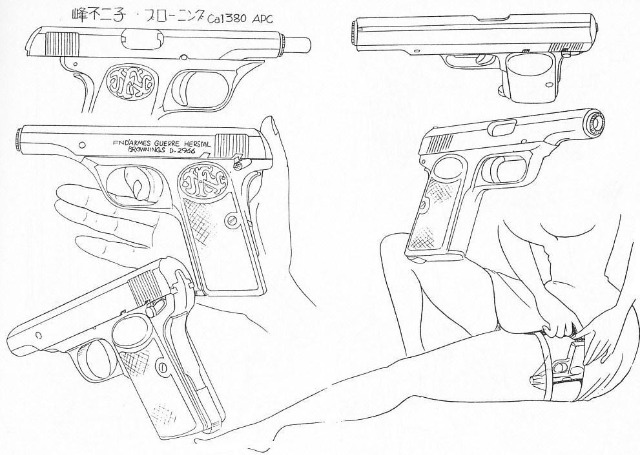 ルパン三世 マニア10より出題／問題：峰不二子愛用拳銃は ブローニング M1910。これと同じ銃を西… -  けんてーごっこ|みんなが作った検定クイズが50万問以上